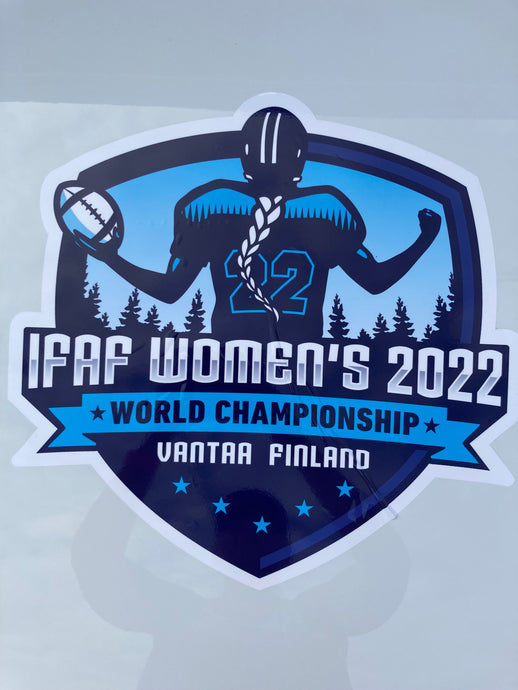 Come and meet us at IFAF Women's 2022, American Football World Championships in Finland! / Tule tapamaan meitä Myyrmäkeen!